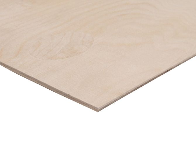 Фанера ФК 3мм 1525х1525мм сорт 2/2 шлифованная березовая СВЕЗА