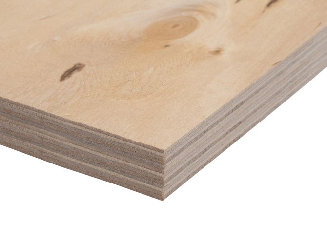 Фанера ФК 18мм 1525х1525мм сорт 4/4 нешлифованная березовая Shop