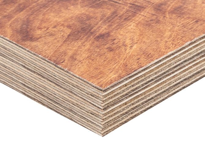 Фанера бакелизированная 21мм 2440х1220 мм сорт ФБВ березовая влагостойкая