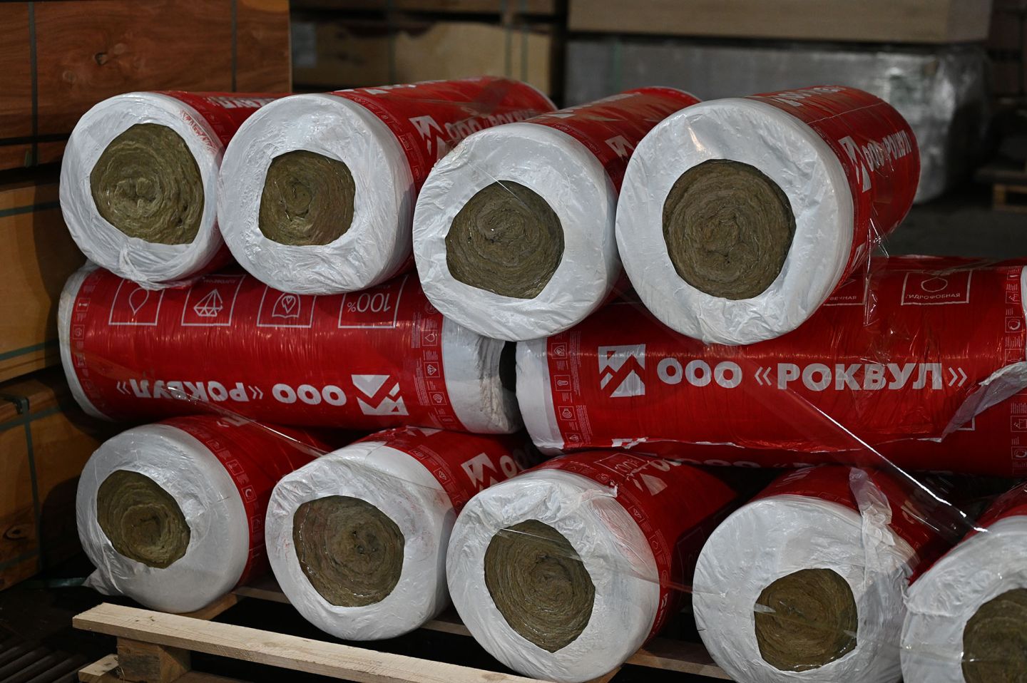 Утеплитель Rockwool ALU1 WIRED MAT рулон 25мм 7000х1000 мм минеральный (техническая теплоизоляция)