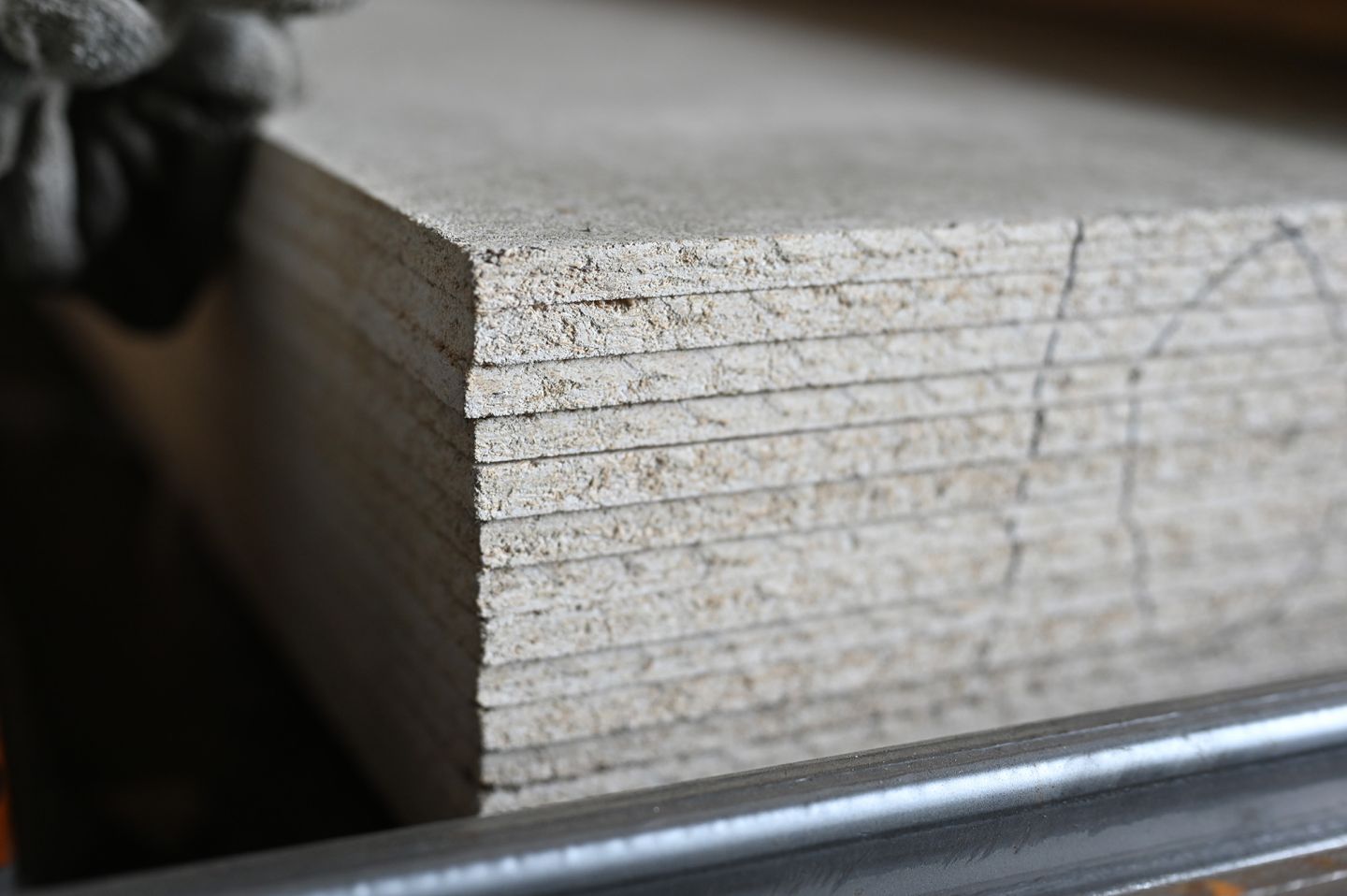 Плита гипсостружечная ФК 12мм 1250х3000 мм влагостойкая