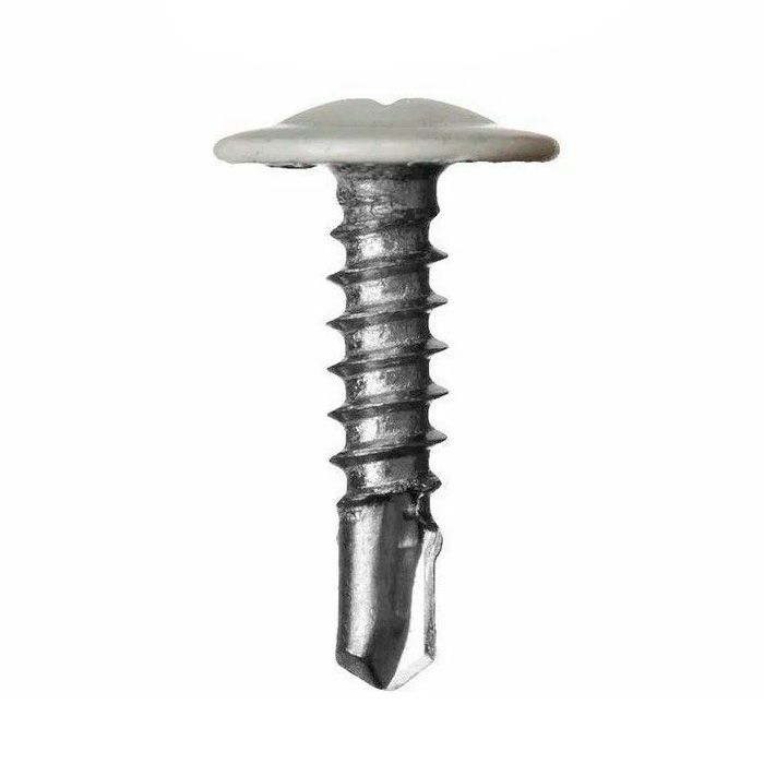 Саморез с прессшайбой со сверлом 4,2х19 мм оцинкованный