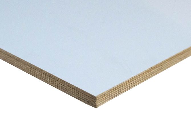 Фанера ФОФ ламинированная 18мм сорт 1/3  385/385 2500х1250мм белая