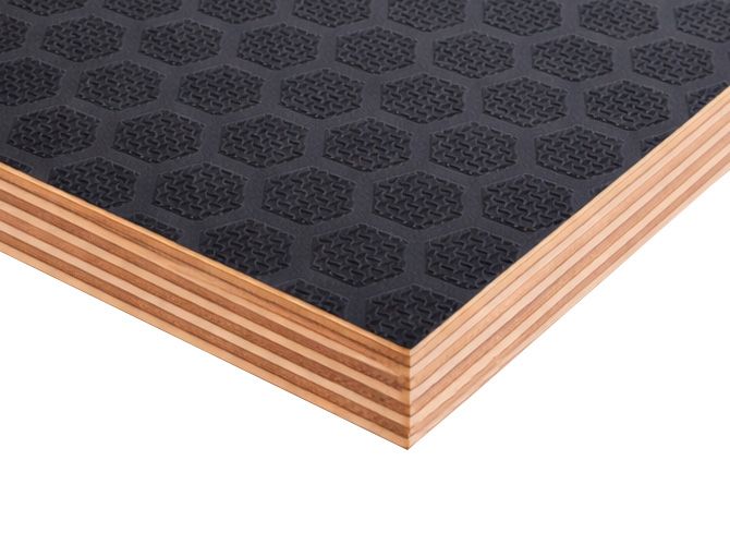 Фанера ФОФ ламинированная 15мм 2500х1250 мм сорт 1/1 березовая 120/120 HEXA