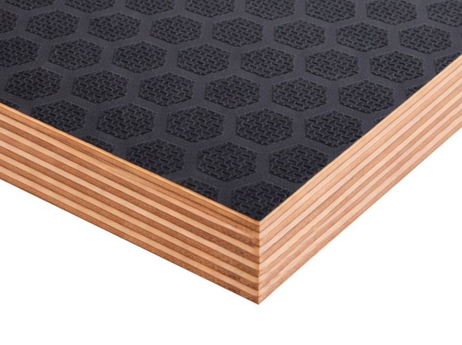 Фанера ФОФ ламинированная 27мм 2440х1220 мм сорт 1/1 березовая 120/120 HEXA