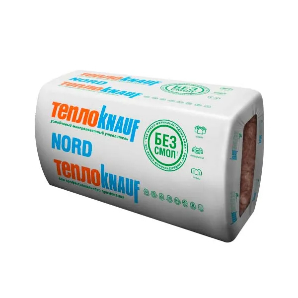 Утеплитель Knauf NORD TS стекловолоконная плита 1250х600х100мм