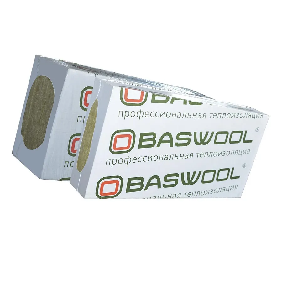 Утеплитель BASWOOL ECOROCK 120 базальтовая плита 1200х600х100мм