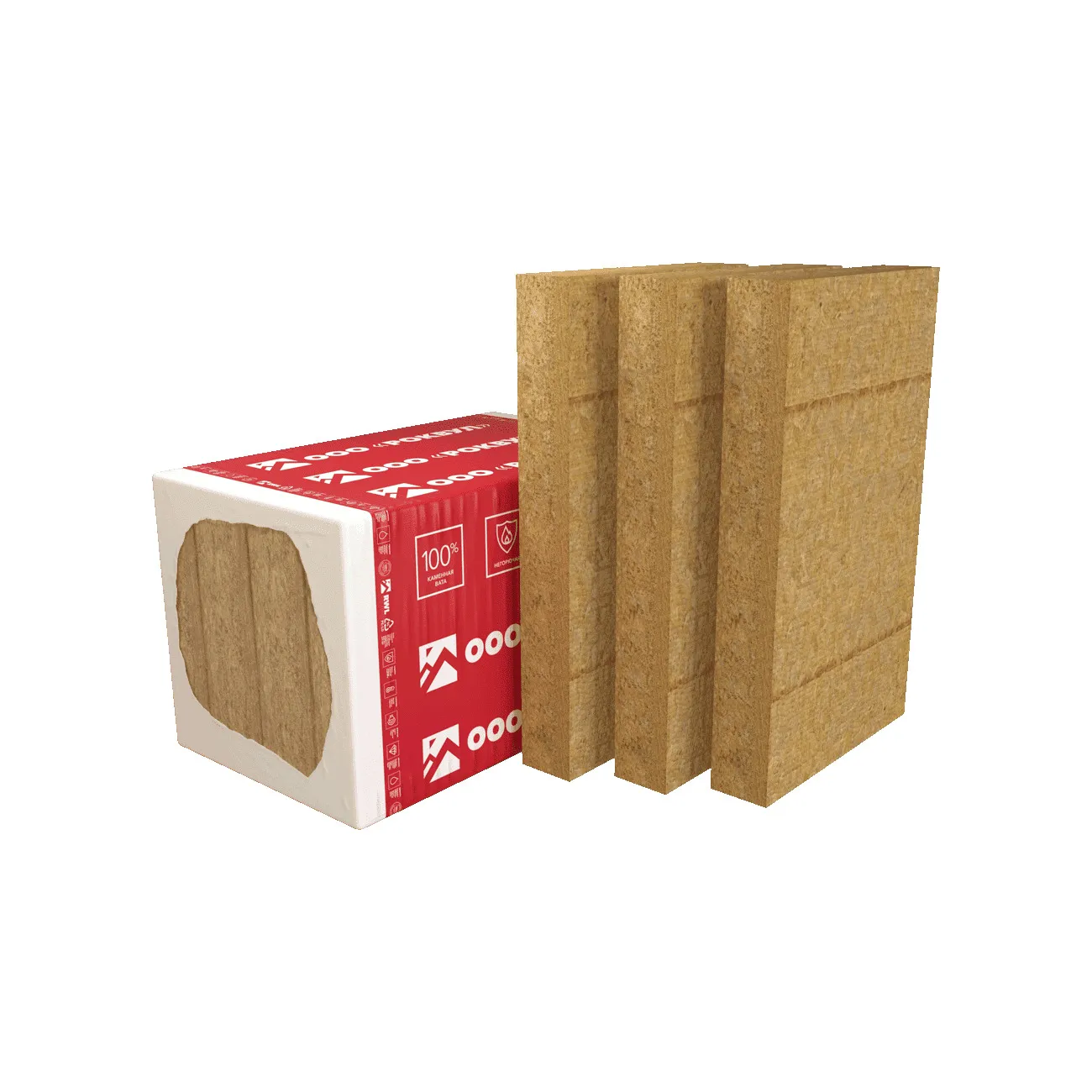 Утеплитель Rockwool Венти Баттс Н базальтовая плита 1000х600х50мм