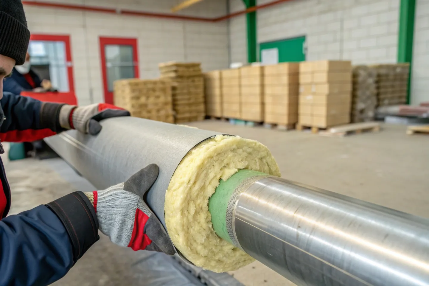 Утеплитель Rockwool Цилиндр 100 ДМ D89 T40 минеральный (техническая теплоизоляция)