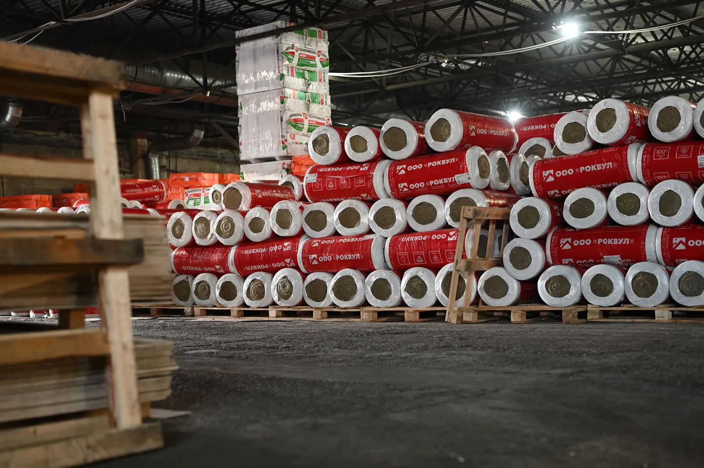 Утеплитель Rockwool WIRED MAT 105 рулон 40мм 5000х1000 мм минеральный (техническая теплоизоляция)