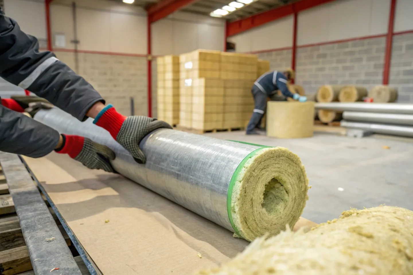 Утеплитель Rockwool Цилиндр 100 кашированный минеральный (техническая теплоизоляция)