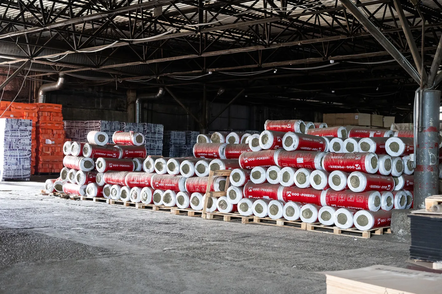 Утеплитель Rockwool Цилиндр 100 кашированный минеральный (техническая теплоизоляция)