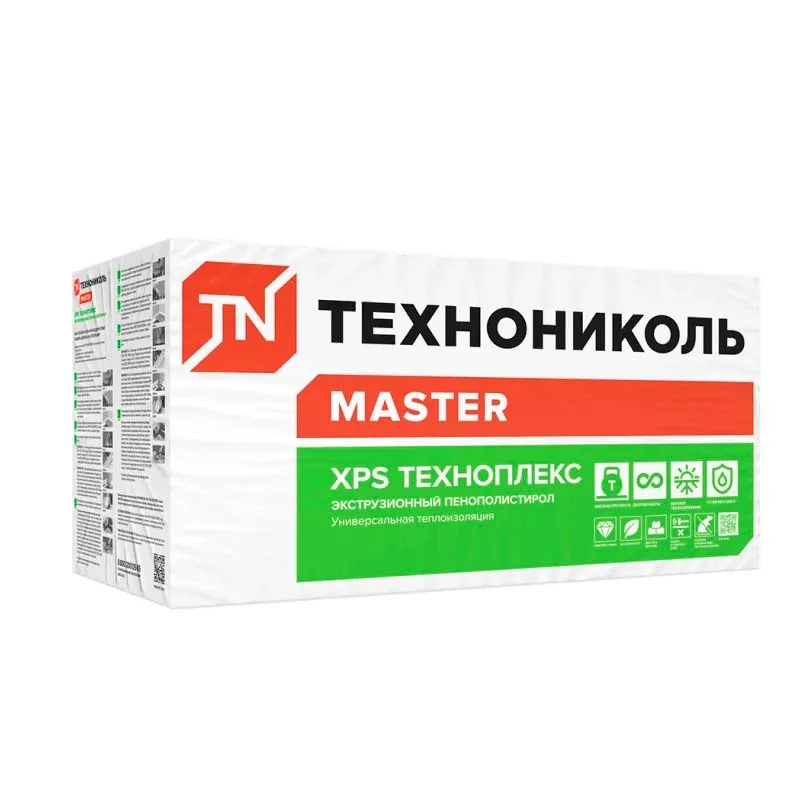 Пенополистирол экструдированный 50мм 1180х580мм ТН XPS Техноплекс Г4